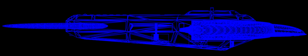 Kelaka, side wireframe